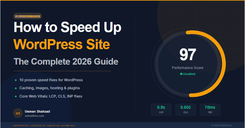 How to Speed Up WordPress: The Complete 2026 Guide | WebAttires